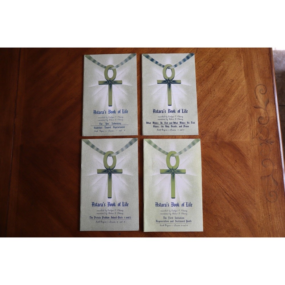 4x Astara's Book of Life 6th Degree Lessons 7 8 9 10 13 14 15 16 School 1979/80